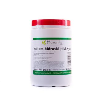 Kálium-hidroxid (pikkely) 500 gramm
