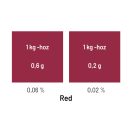 Folyékony gyertyaszínező - piros (red) - 10 ml