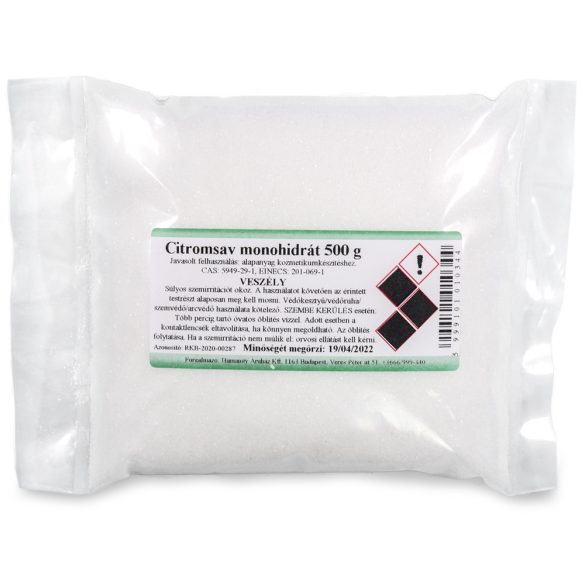 Citromsav monohidrát 500 gramm