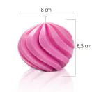 Geometrikus spirálgolyó - gyertyaöntő szilikon forma