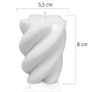 Spirál oszlopos - gyertyaöntő szilikon forma