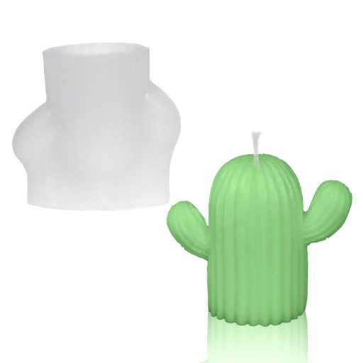 Kaktusz - gyertyaöntő szilikon forma