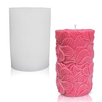 Forgó virághenger - gyertyaöntő szilikon forma