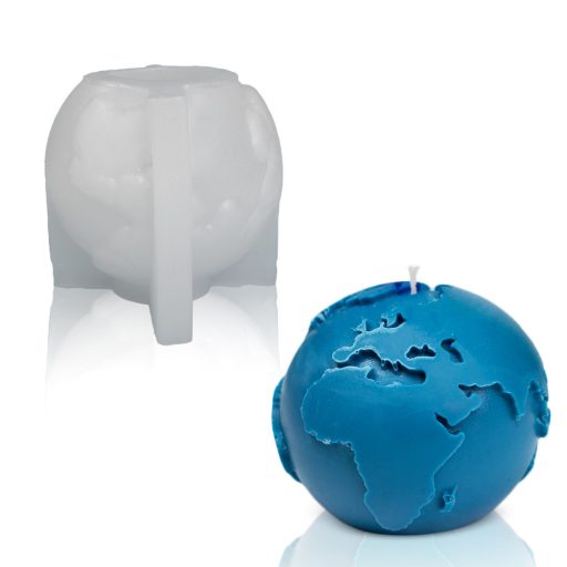 Földgömb - gyertyaöntő szilikon forma