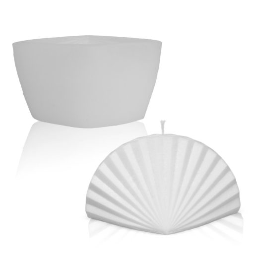 Kis kagyló gyertyaöntő szilikon forma