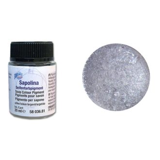 Szappanszínező por - ezüst