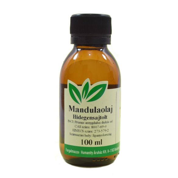 Mandula olaj - hidegensajtolt - 100 ml