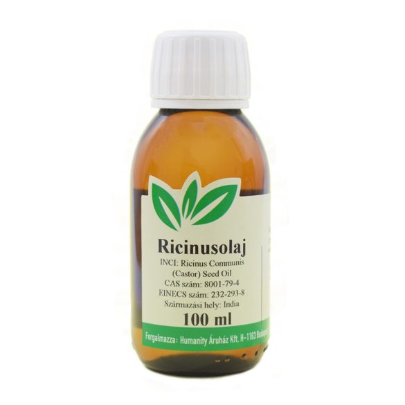 Ricinusolaj szűz - Castor oil - gyógyszerkönyvi tisztaságú 100 ml