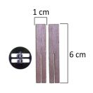 Kereszt alakú fa gyertyakanóc - 10x60 mm