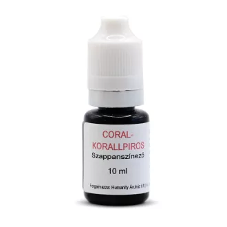 Coral - Glicerinbázisú folyékony színező 10 ml