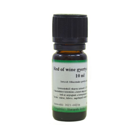 Red of wine gyertyaillat - 10 ml