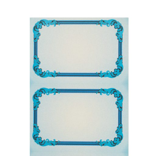 Címkék 1 ív - kék (6 db-os)