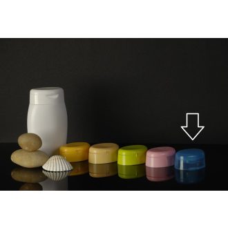 Flakon 100 ml - kék színű kupakkal