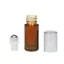 Mini golyós üveg 5 ml ezüst kupakkal