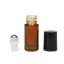 Mini golyós üveg fekete kupakkal - 5 ml