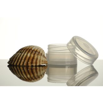 Tégely 5 ml – áttetsző + fehér tető