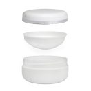 Tégely 15 ml (fehér + ezüst csíkos tető)