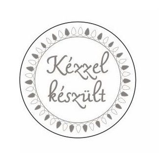 Körcímke - Kézzel készült - 20 db/cs