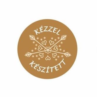 Karácsonyi körcímke - Kézzel készített - 20 db/cs