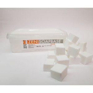 Zeni fehér márványos  szappanalap - SLS-mentes - 1 kg