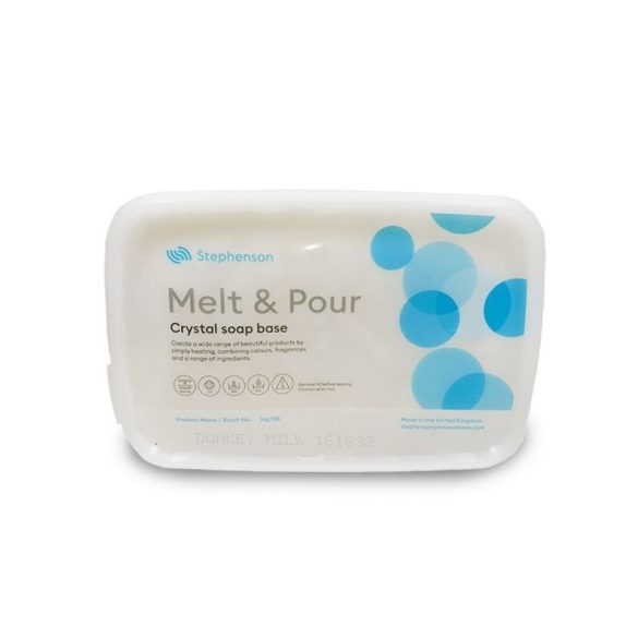 Melt & Pour szamártejes szappanalap - 1 kg