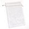 Organza tasak 10x15 cm - gyémánt fehér - 10 db/cs
