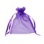 Organza tasak 10x15 cm - ametiszt lila - 10 db/cs