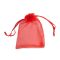 Organza tasak - rubinpiros - 10 db/csomag (9x12 cm)