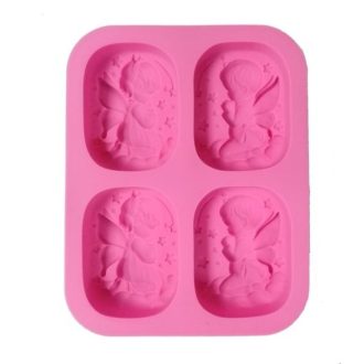 Angyalka - szilikon forma - 4 részes