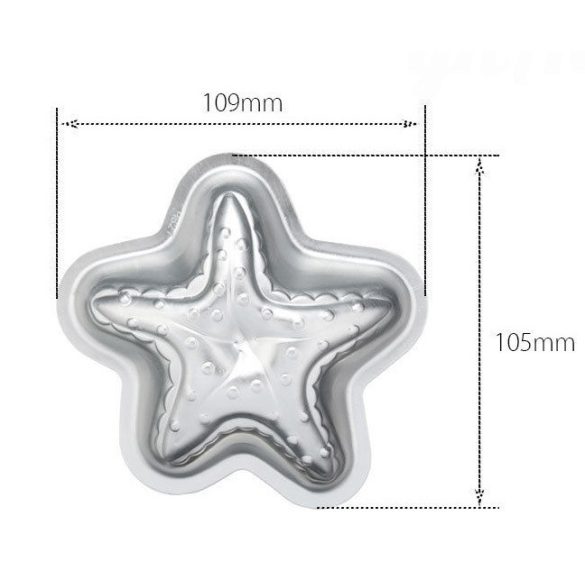 Fürdőbomba forma - tengeri csillag