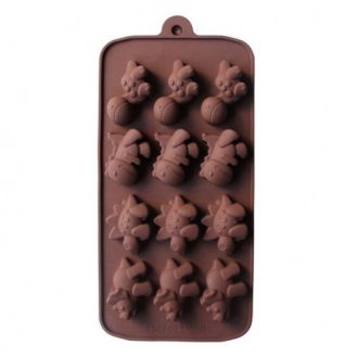 Dínó - szilikon forma - 12 részes