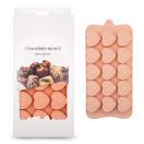 Szilikon forma - 15 szív