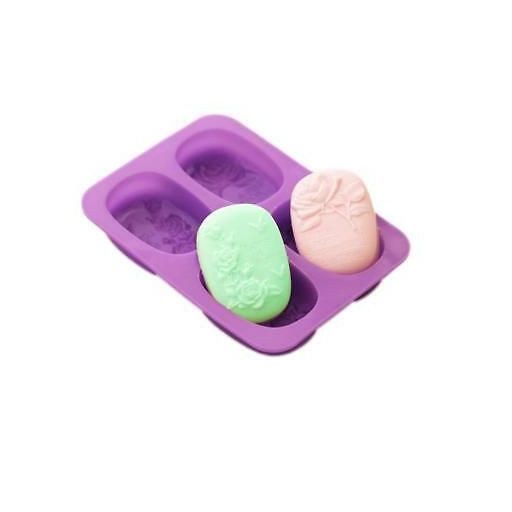 Rózsa - szilikon forma - 4 részes