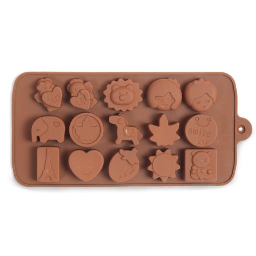 Vegyes játékok - szilikon forma - 15 részes