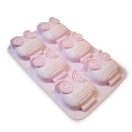 Bagoly - szilikon forma - 6 részes