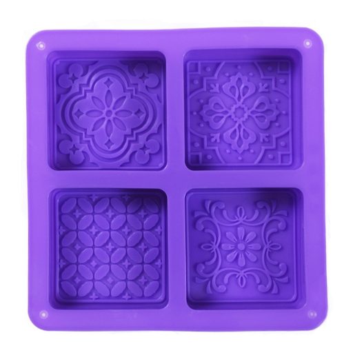 Mandala - szilikon forma - 4 részes