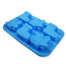 Karácsony csengő, csizma - szilikon forma - 6 részes III.