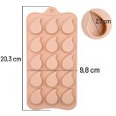 Szilikon forma - 15 csepp