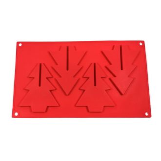 Fenyőfa szilikon forma - 4 részes