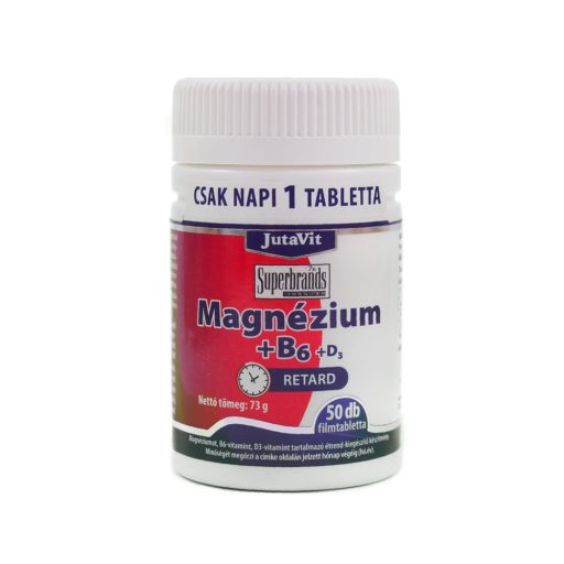 Jutavit Magnézium + B6 + D3 retard - 50 szemes