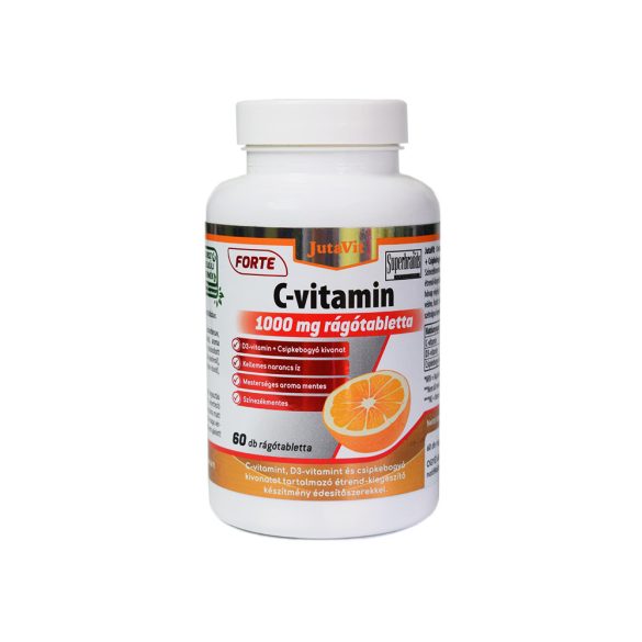 Jutavit C-vitamin FORTE rágótabletta (1000mg) - 60 szemes