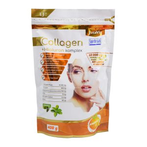 JutaVit Collagen + Hialuron Komplex ananász ízű italpor 400g