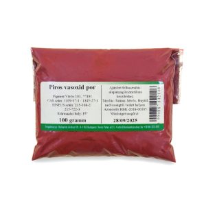 Piros vasoxid por 100 gramm