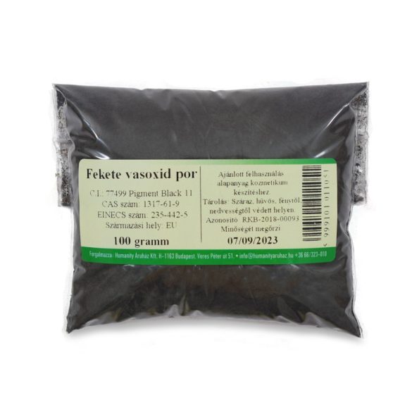 Fekete vasoxid por 100 gramm